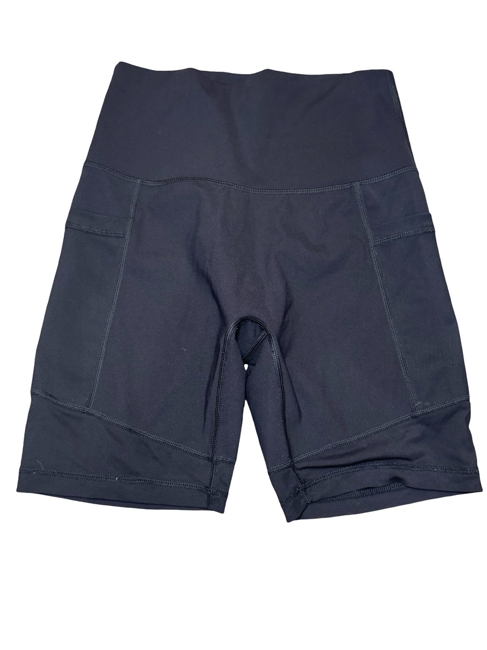▪️⚫️ aerie High-Waist Black Bike Shorts with Side Pockets ⚫️▪️ - Picture 1 of 9